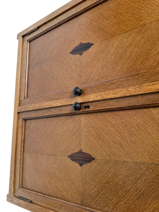 Art Deco Amsterdamse School Wall Cabinet by 't Woonhuys Amsterdam, 1920s